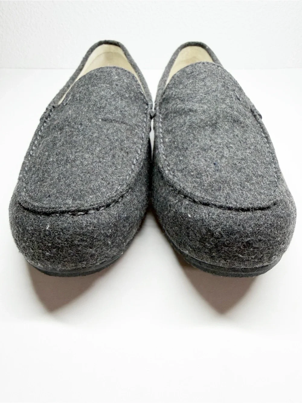 NEW Vionic Tompkin Flannel Slippers Charcoal Gray Size 7